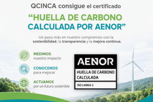 QCINCA consigue el certificado «HUELLA DE CARBONO CALCULADA POR AENOR»